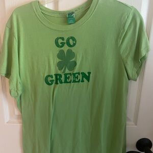 Green 'Go Green' T-Shirt